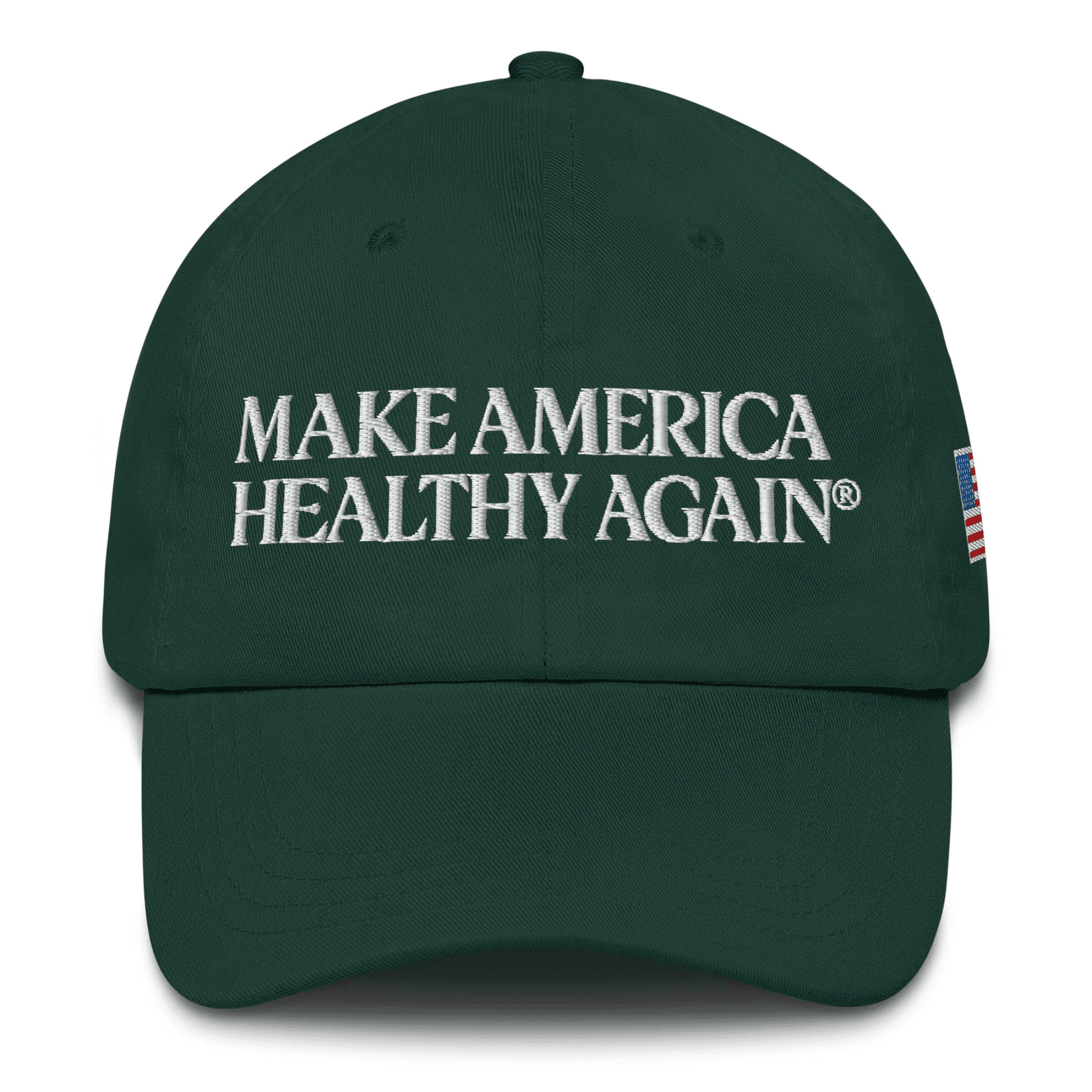 New Make America Healthy Again® Flag Embroidered Dad Hat